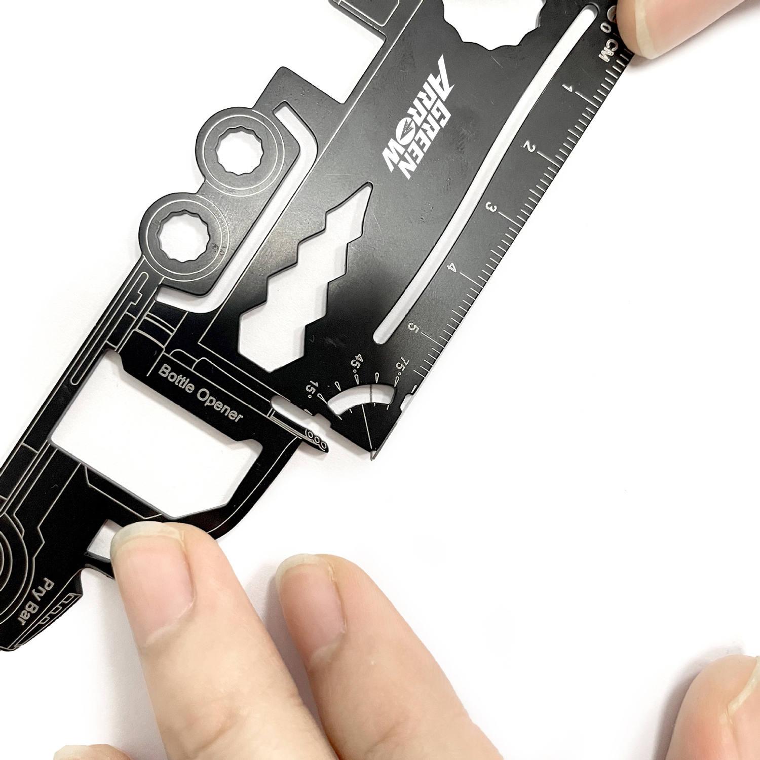 GearCard 21-in-1 Truck-Shaped Multi-Tool Card – Stainless Steel Wallet EDC Gadget 21