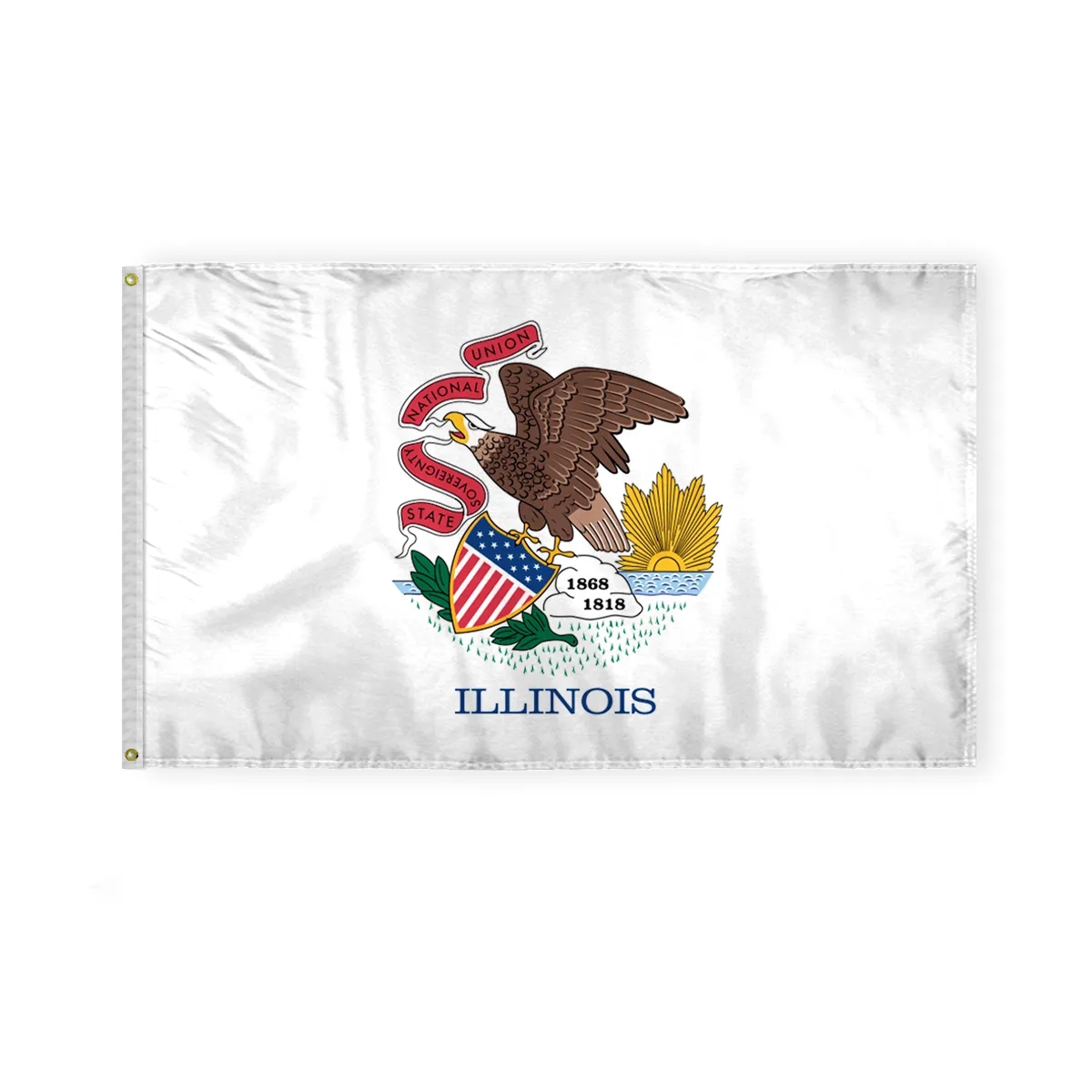 3'x5' Illinois ePoly Printed Flags 2