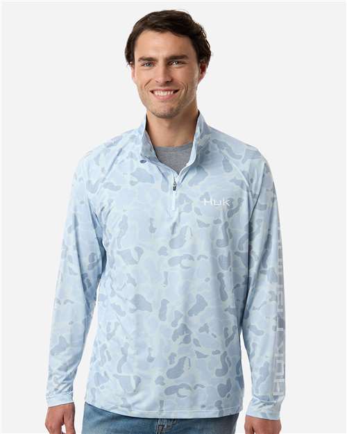Men's Airweight KC Printed Quarter-Zip Pullover - H1200720 10