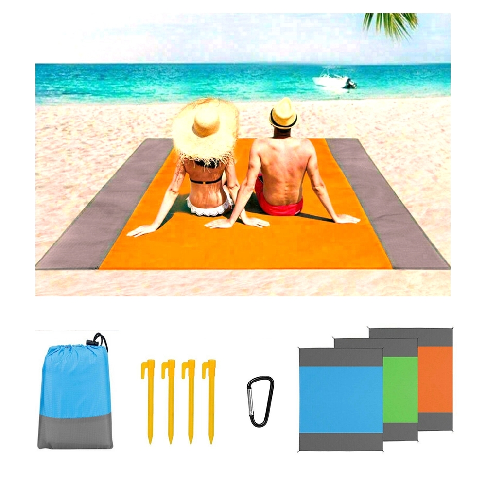 Pocket Picnic Blanket with 4 Stakes 2