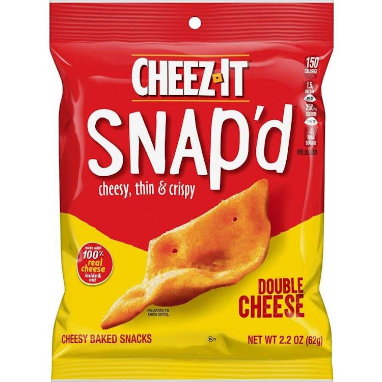 Cheez-It Snap'd Crackers Double Cheese 2