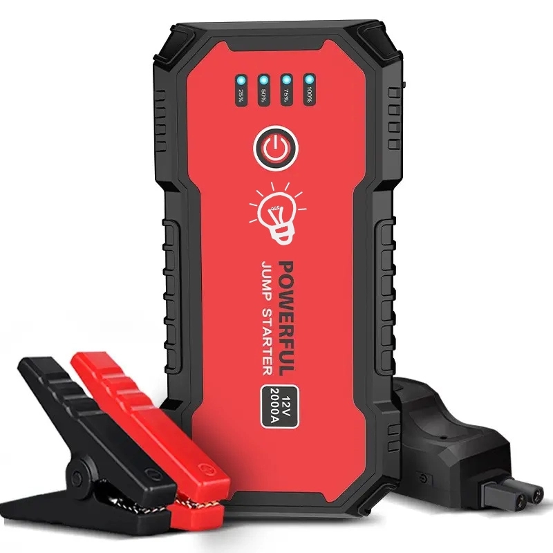 Multifunction12V Portable Car Jump Starter 2000A Peak 7