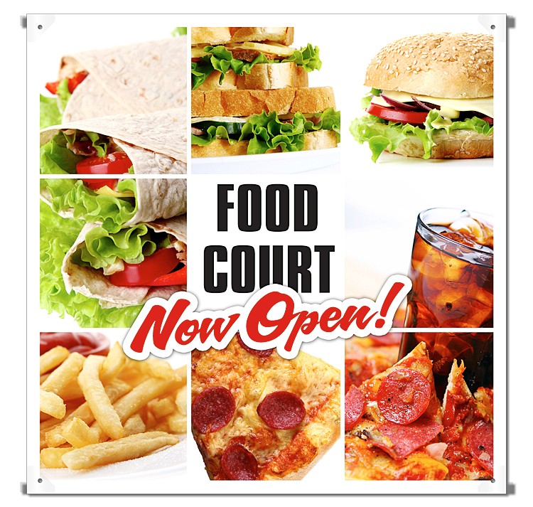 Banner - 3' x 3' - Gloss Vinyl (Includes Plastic Adhesive Grommet Tabs) 1