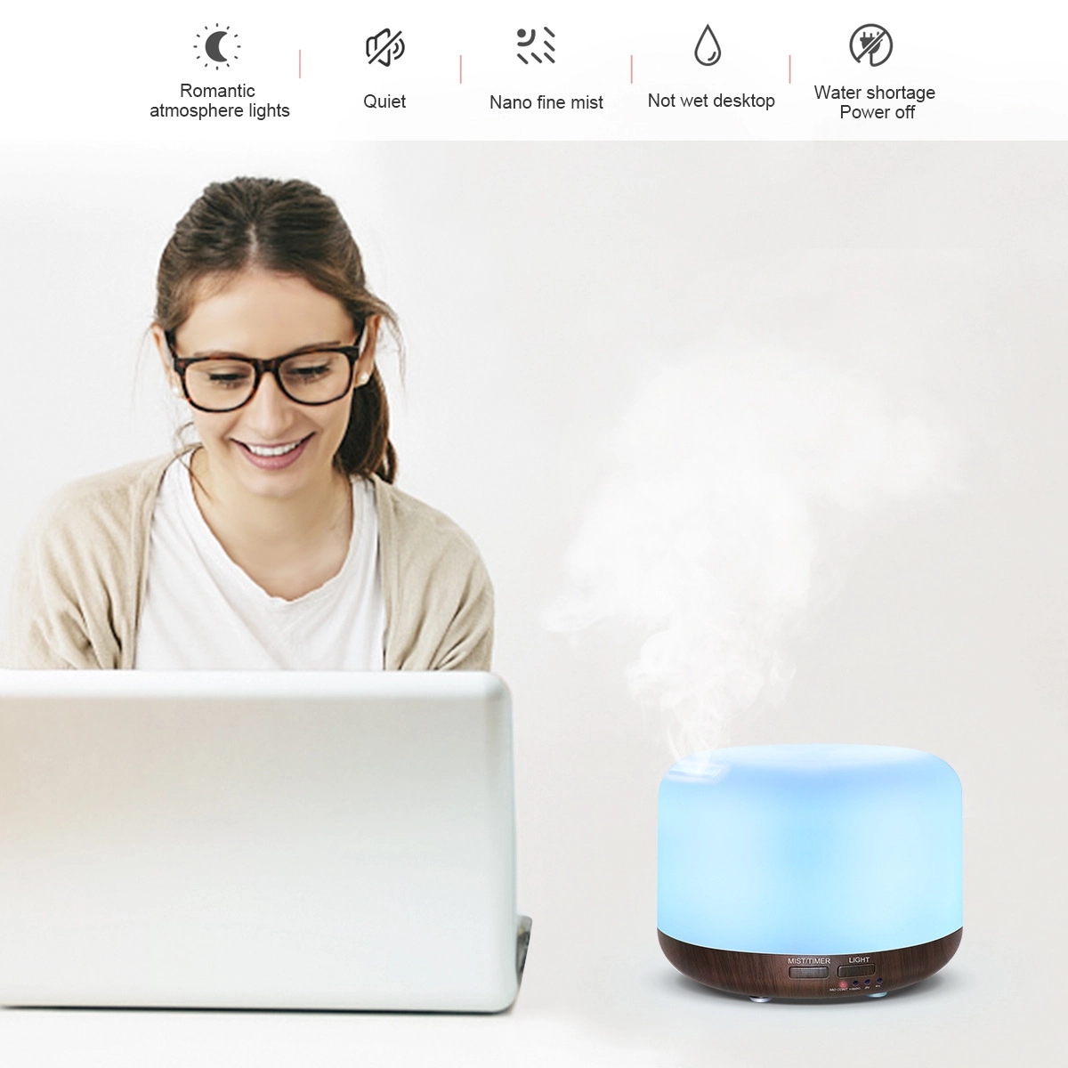 Essential Oil Diffuser Humidifier 4