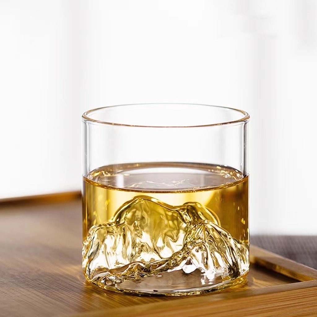 5 oz Mountain Shape Design Wine Glass Coffee Milk Tea Cups 3