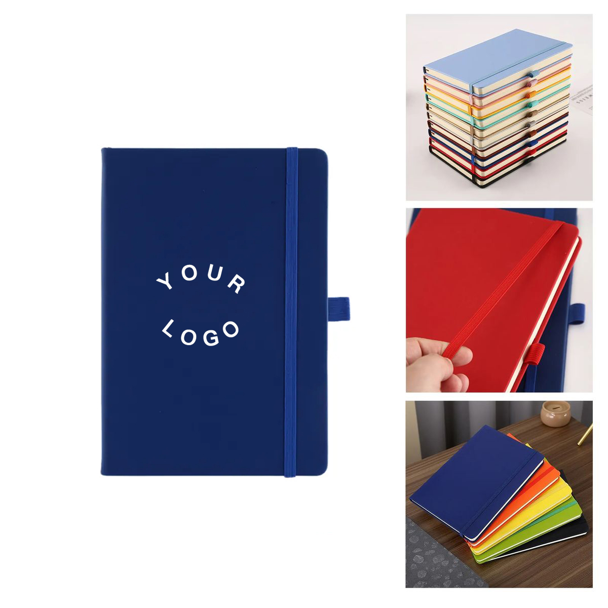PU Notebook With Pen Holder And Elastic Band 4