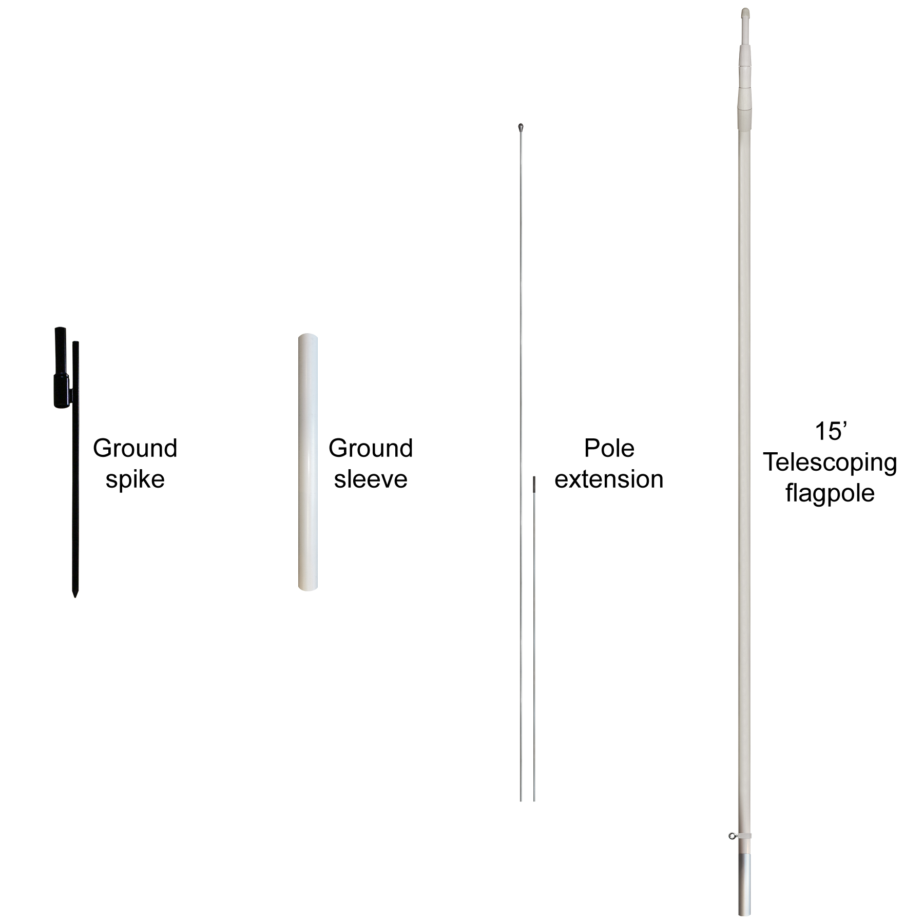 10' Double Sided Portable Half Drop Banner w/ Hardware Set 11