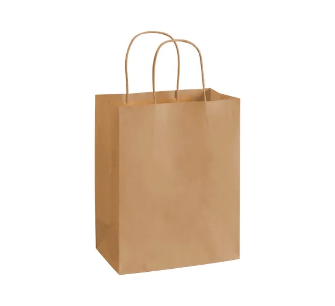 Kraft Paper Shopping Bags - Brown 2