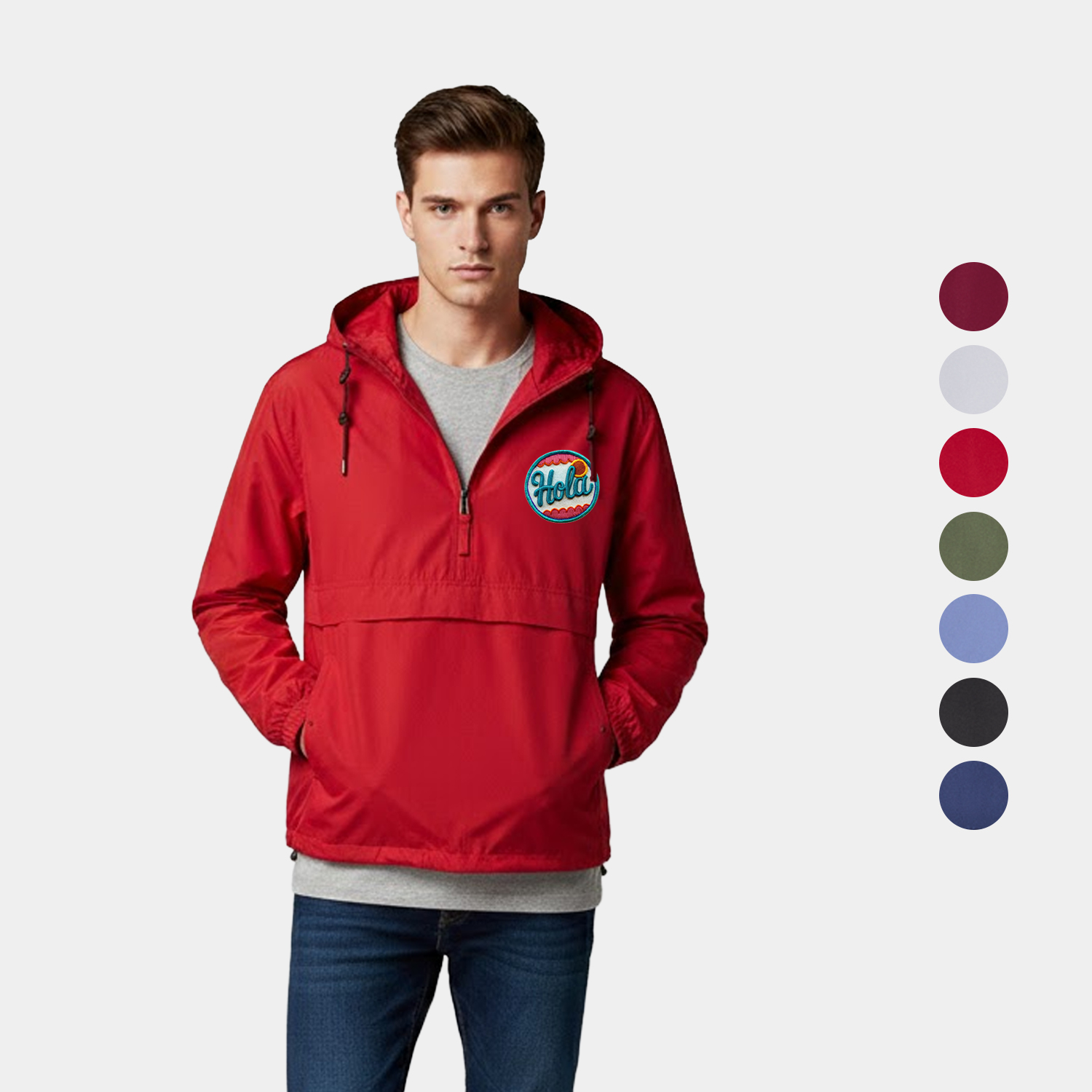 Pioneer Water-Resistant Packable Windbreaker Jacket 6