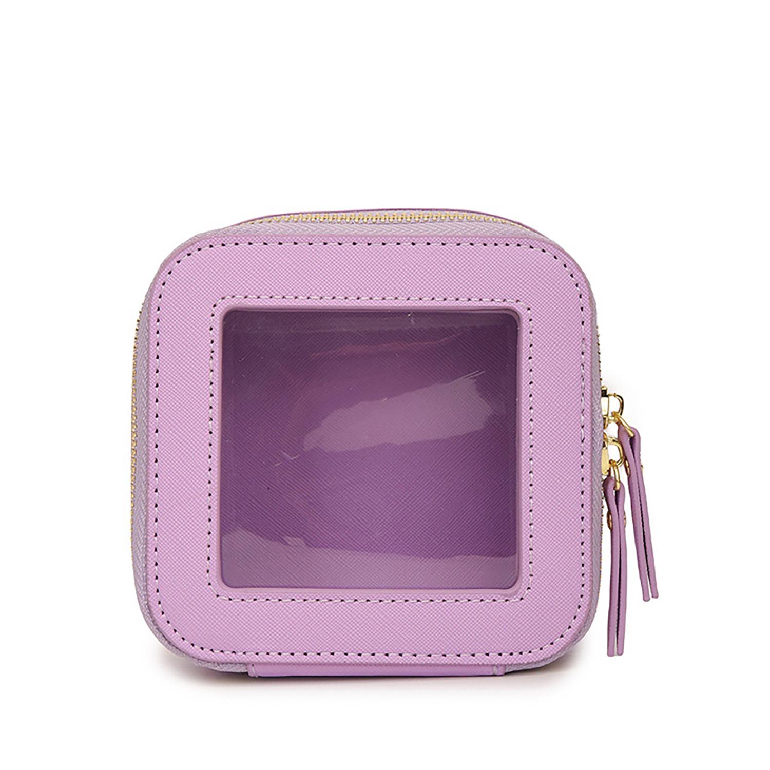 Compact Waterproof Transparent Pu Makeup Bag 8