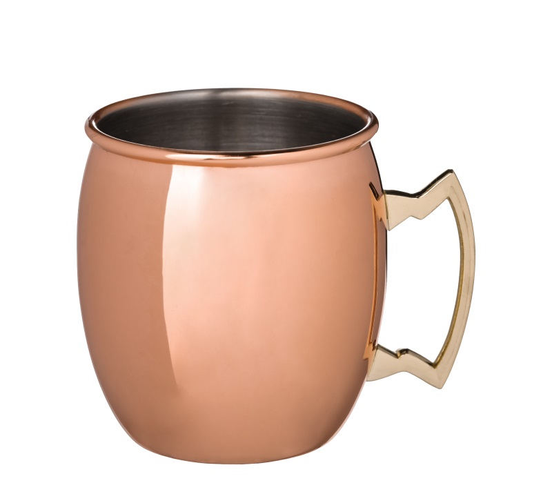 Copper Plated Stainless Steel Mug, 17 oz. 4
