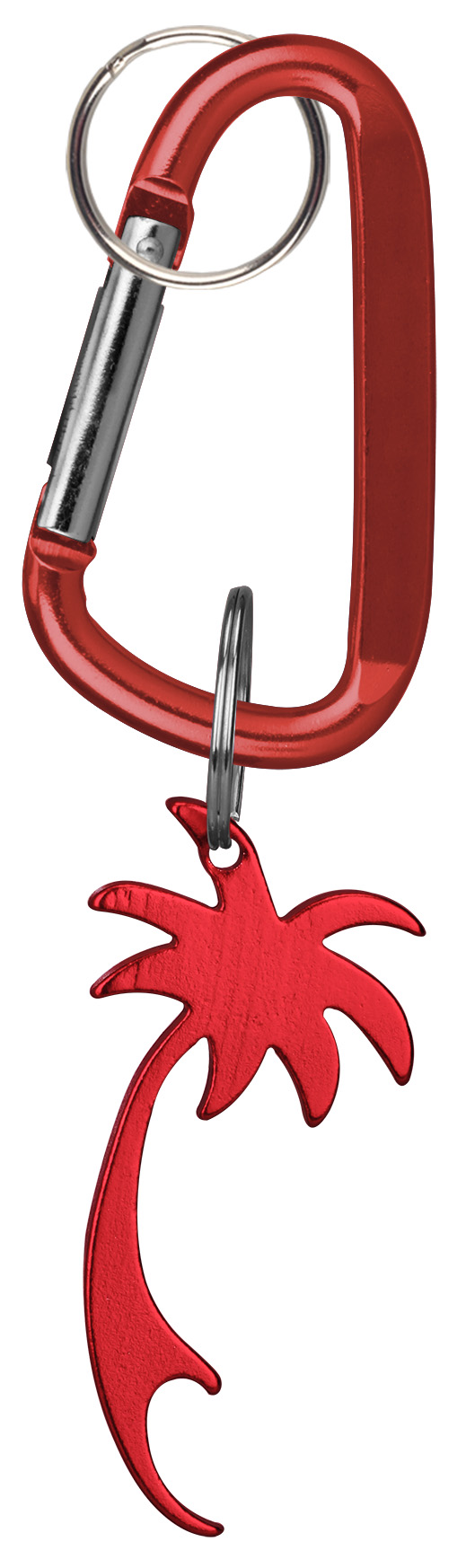 Palm Tree Shaped Bottle Opener Key Holder and Carabiner 5