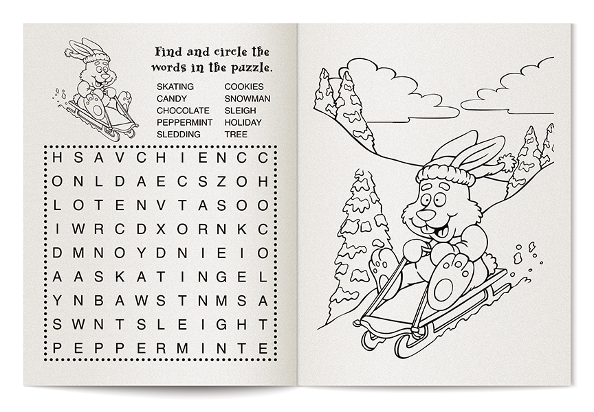 COLORING BOOK - Holiday Fun Coloring & Activity Book 6