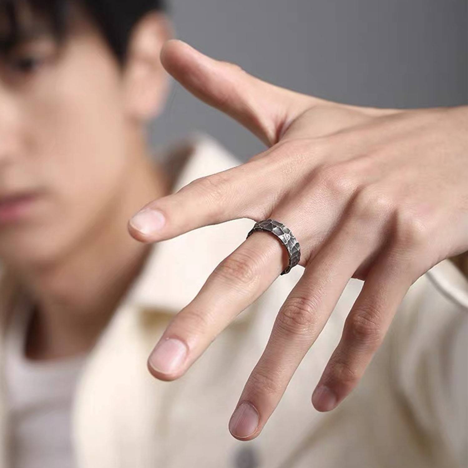 Open Crack Ring For Men 4