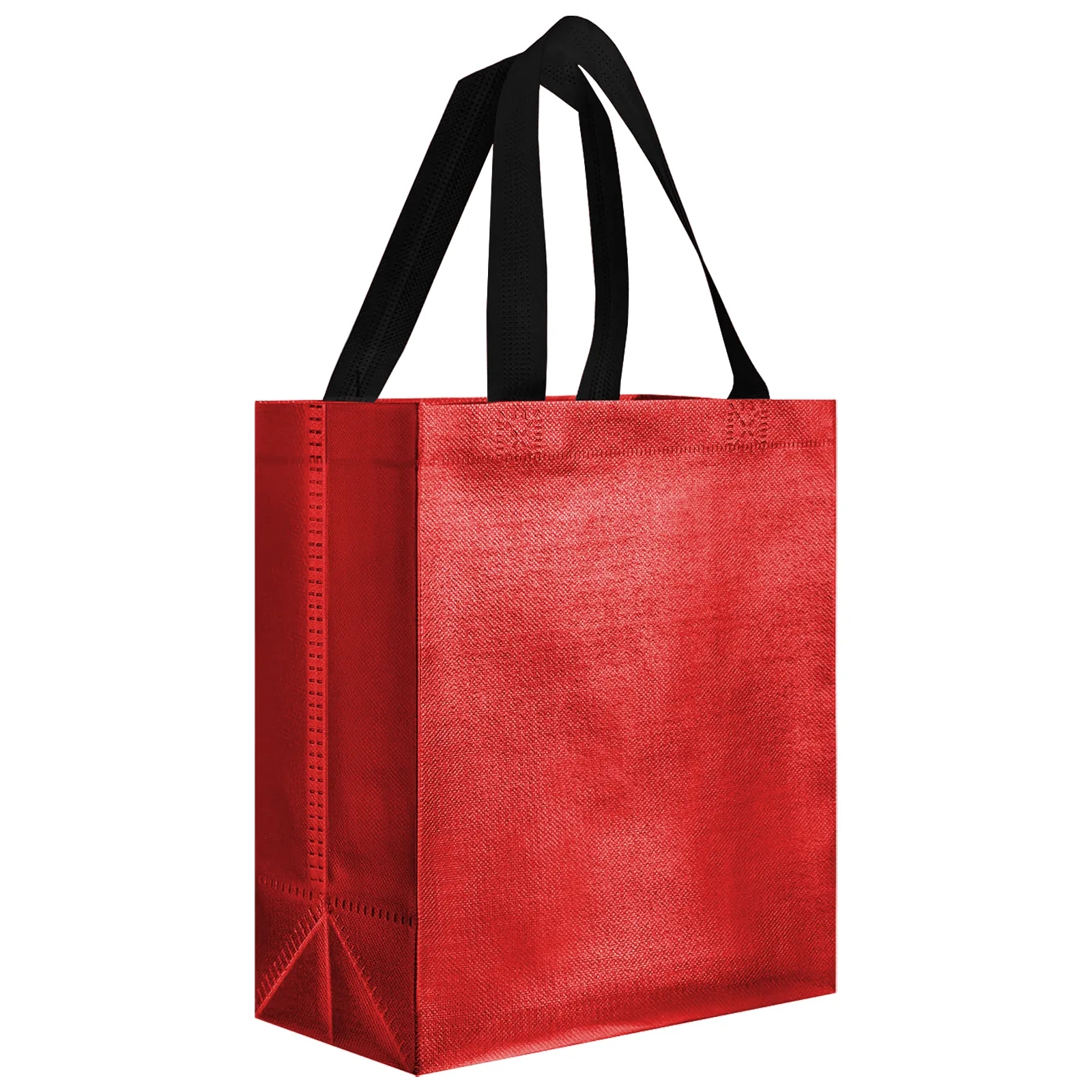 Gift Bags Shopping Glossy Reusable Grocery Tote with Handles 9