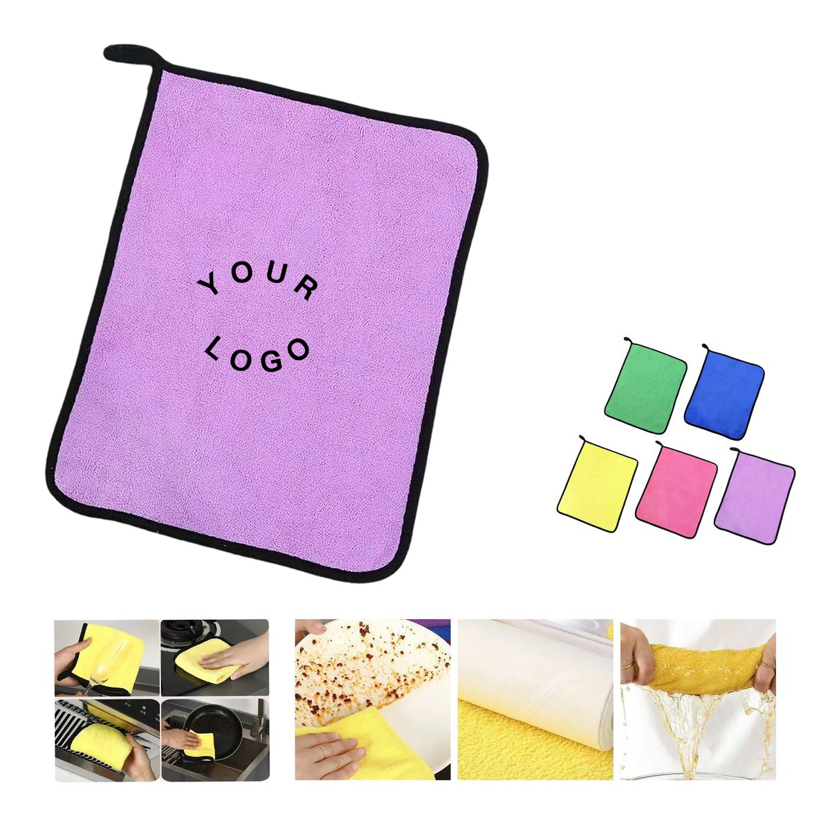 Ultra Soft Microfiber Car Towel for Scratch Free Cleaning 2