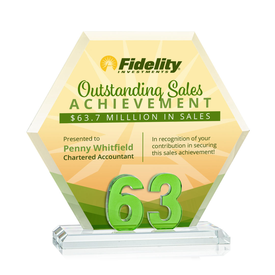 Riviera Milestone VividPrint™ Award - Green 5