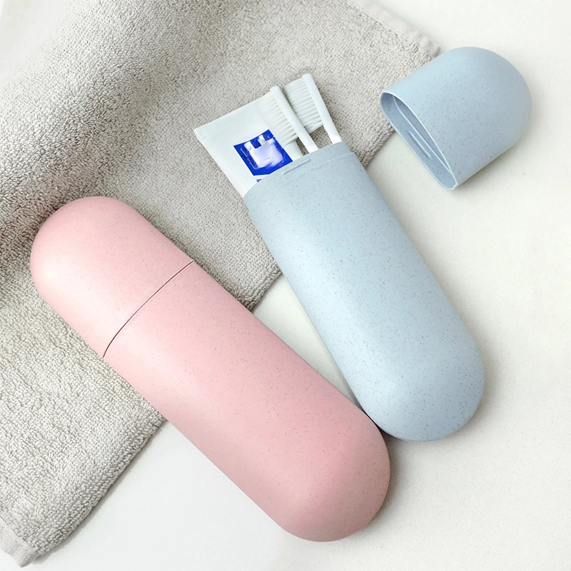 Wheat Straw Portable Toothbrush Protect Cover Travel Holder 7
