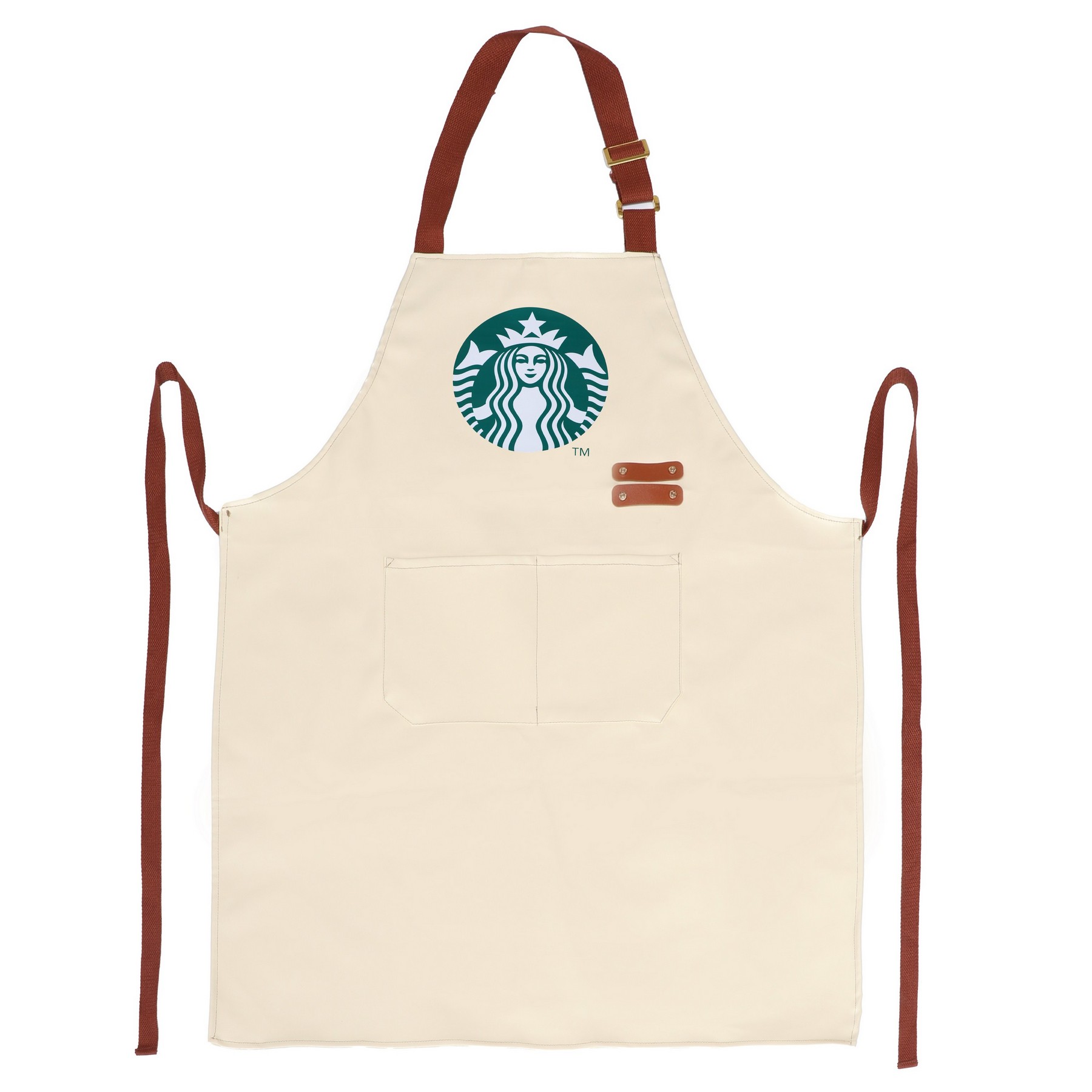 Full Color Heat Transfer Premium Water and Oil Repellent PU Leather Apron 2