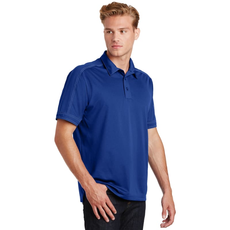 Sport-Tek Contrast Stitch Micropique Sport-Wick Polo. 10