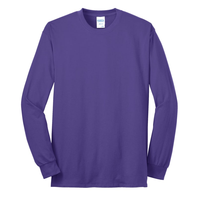 Port & Company - Long Sleeve Core Blend Tee. 100