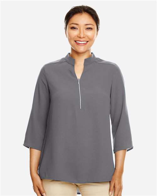 Women's Perfect Fit™ Three-Quarter Sleeve Crepe Tunic - DP611W 15