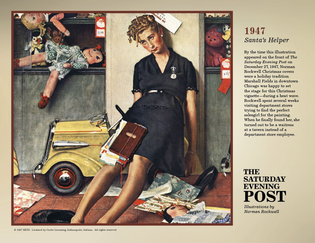Triumph® Calendars The Saturday Evening Post Illustrations by Norman Rockwell Calendar 18