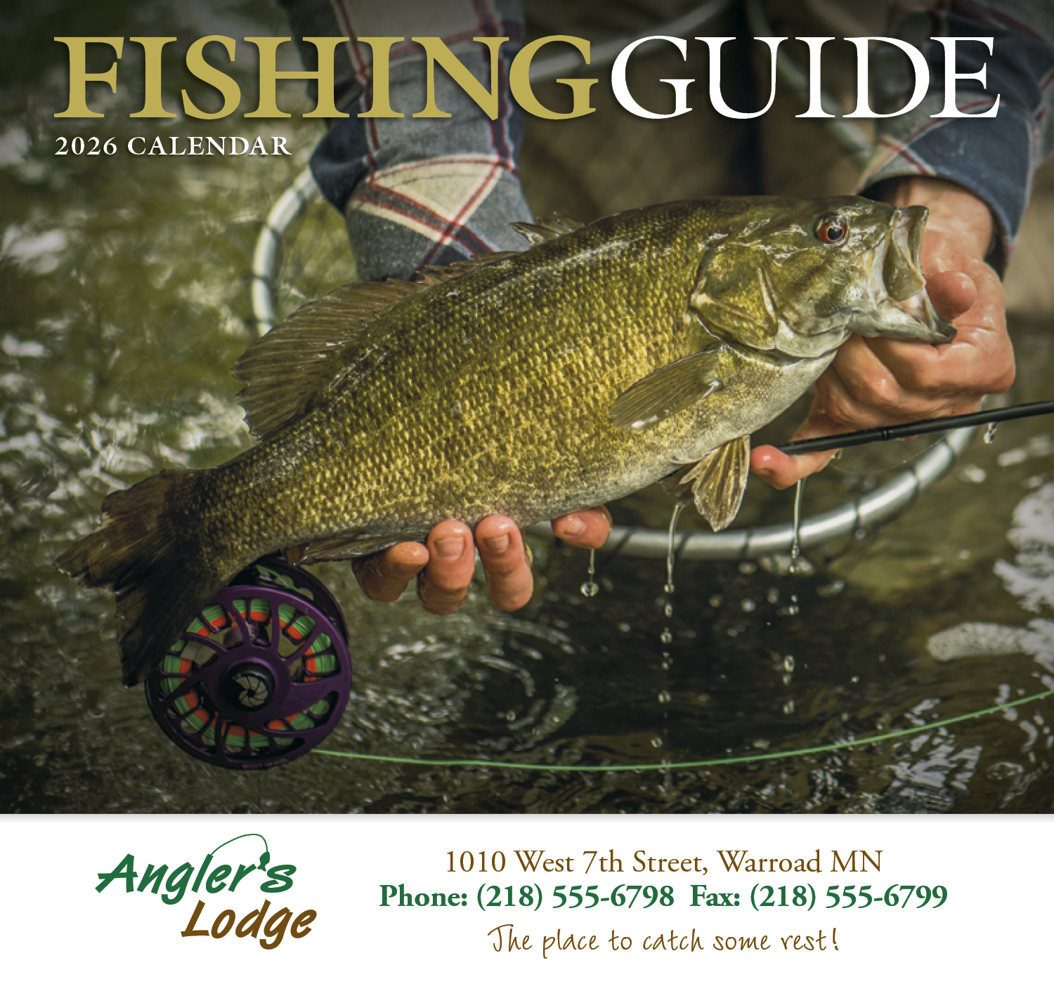 HotLine® Products Fishing Guide Appointment Calendar - Stapled 38