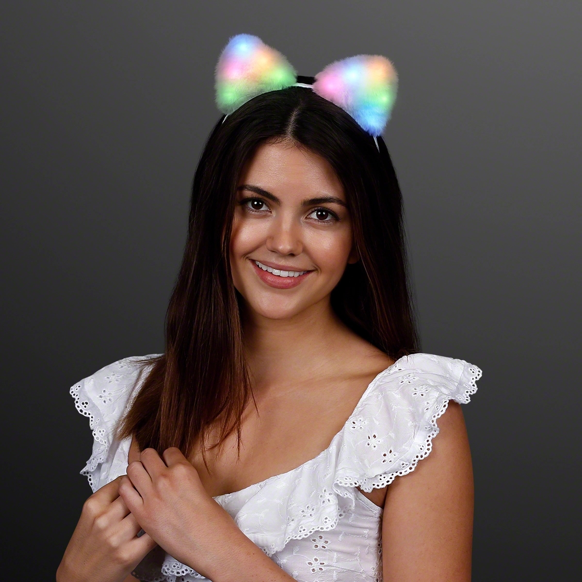 Soft Cat Ears Light Up Headbands 6