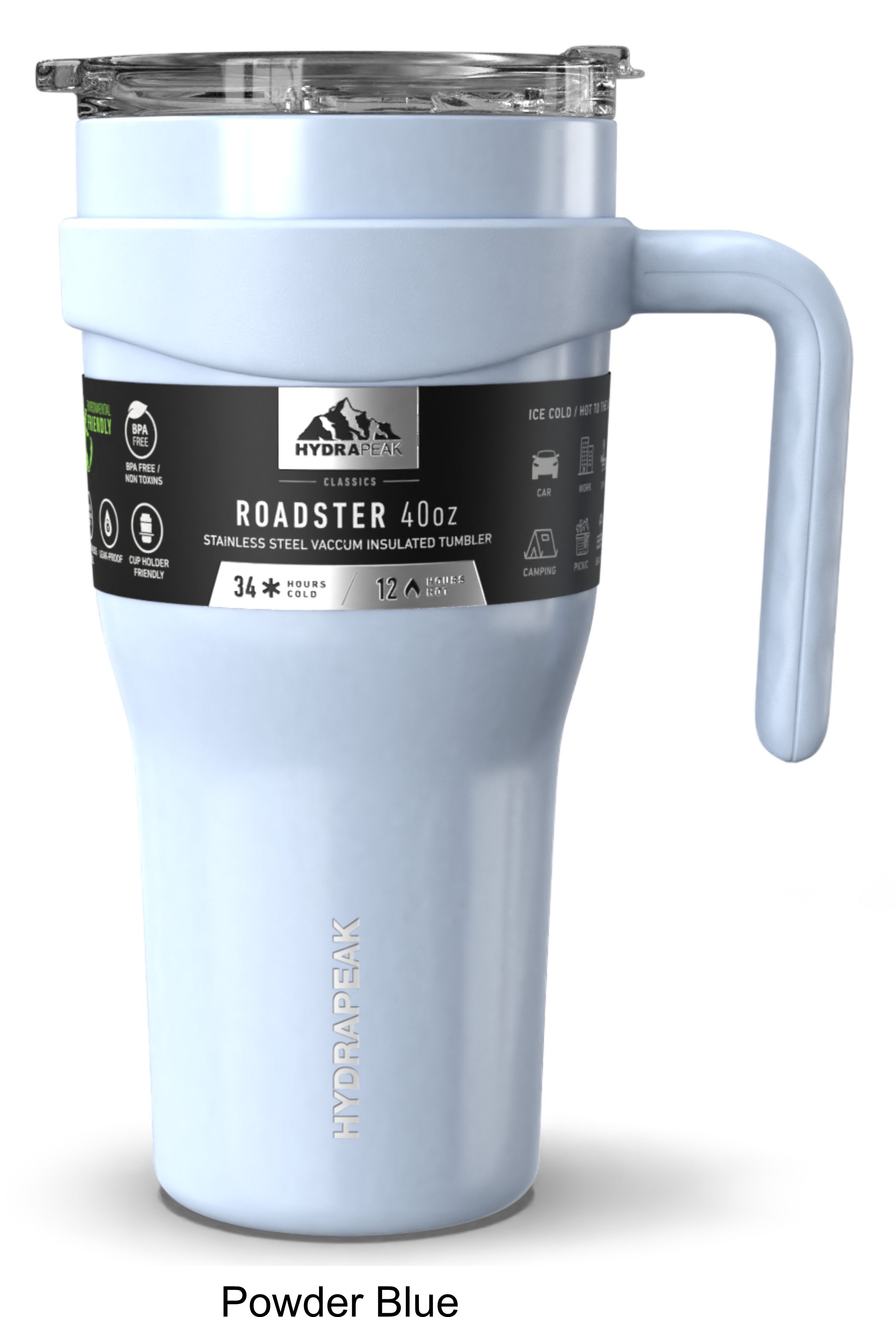 40 oz Hydrapeak Roadster Tumbler LIFETIME WARRANTY! 5