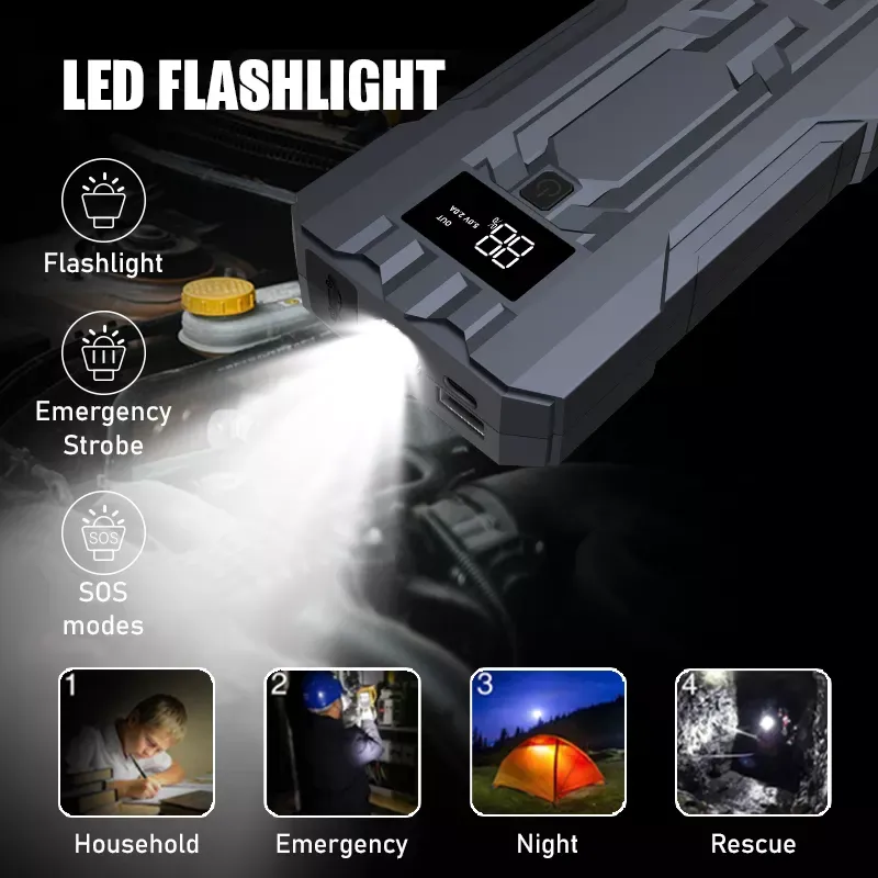 12V Automotive Power Pack with LCD Intelligent Display 8