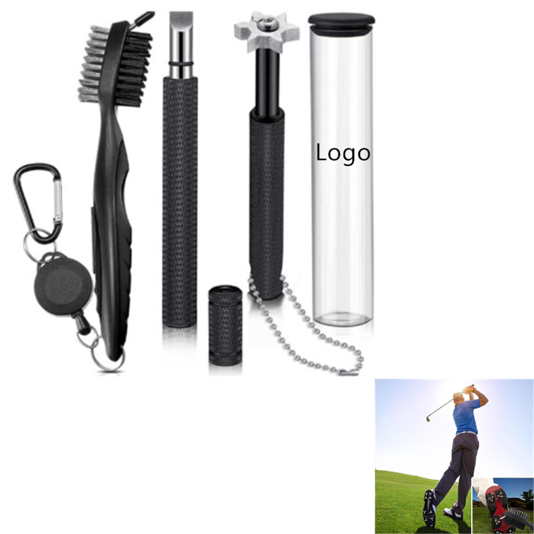 3 Piece Set Golf Club Cleaner Kit 3