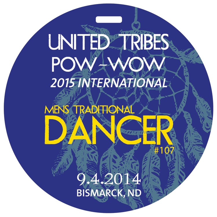 USA Made Laminated Paper Event Badge  20mil Budget-Friendly (4") Circle