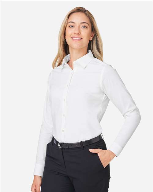 Women's CrownLux Performance® Spencer Poplin Dress Shirt - DG505W 3