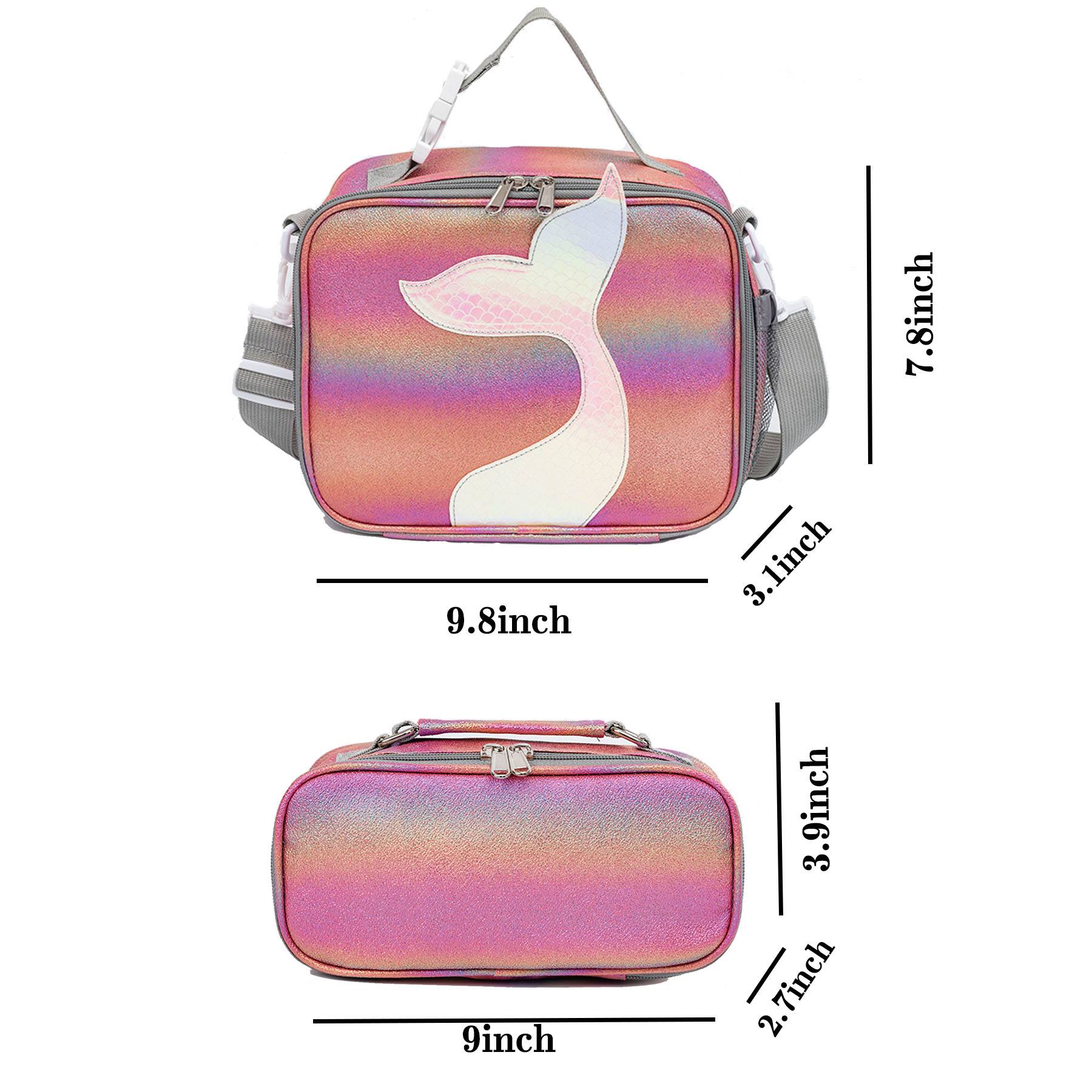 PU Mermaid Backpack Set For Kid 1