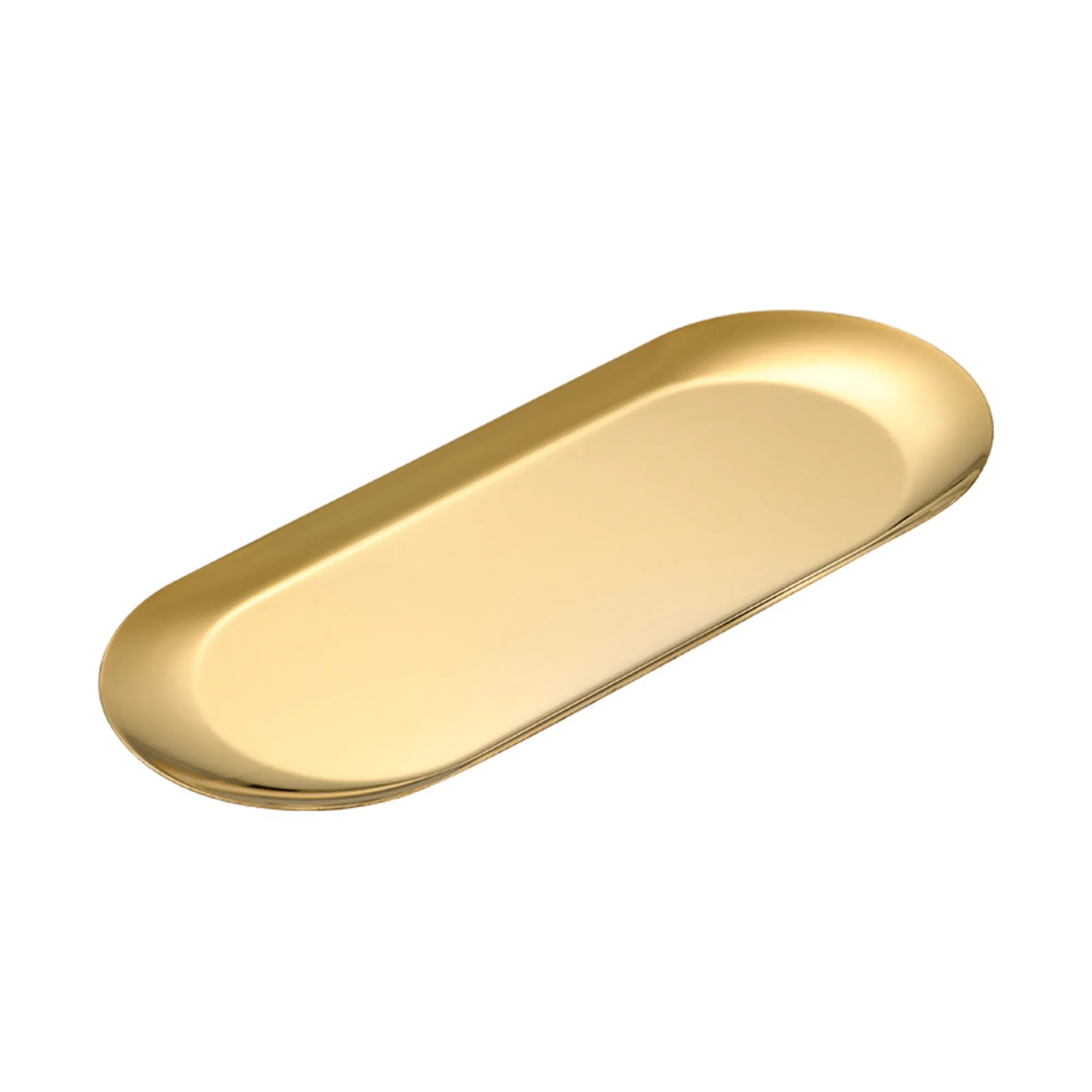 Custom Logo 304 Stainless Steel Oval Tray 2