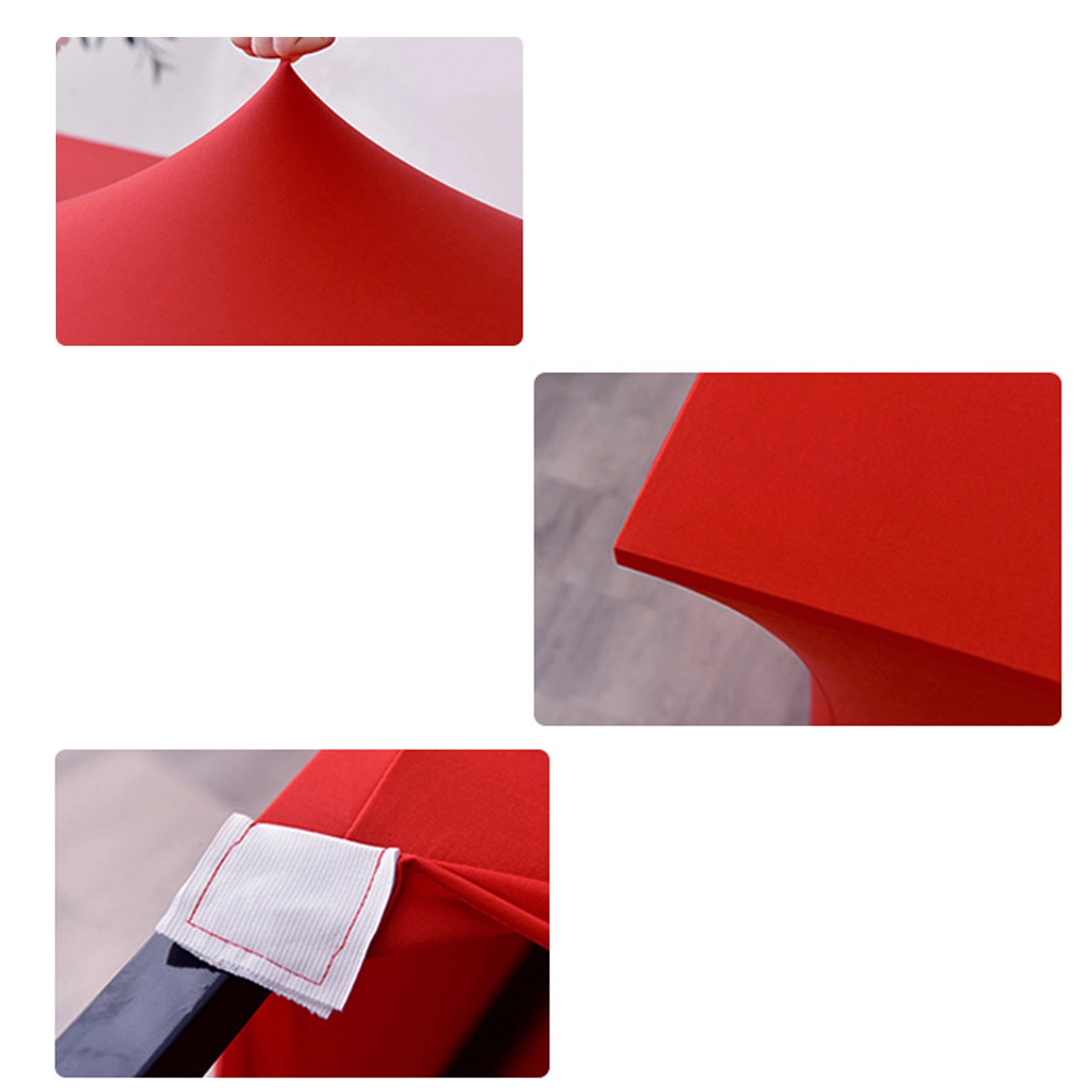 8-Feet Elasticity Stretch Solid Color Table Cover 8