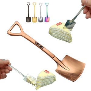 Creative Shovel Shaped Food Grade Stainless Steel Spoon 13