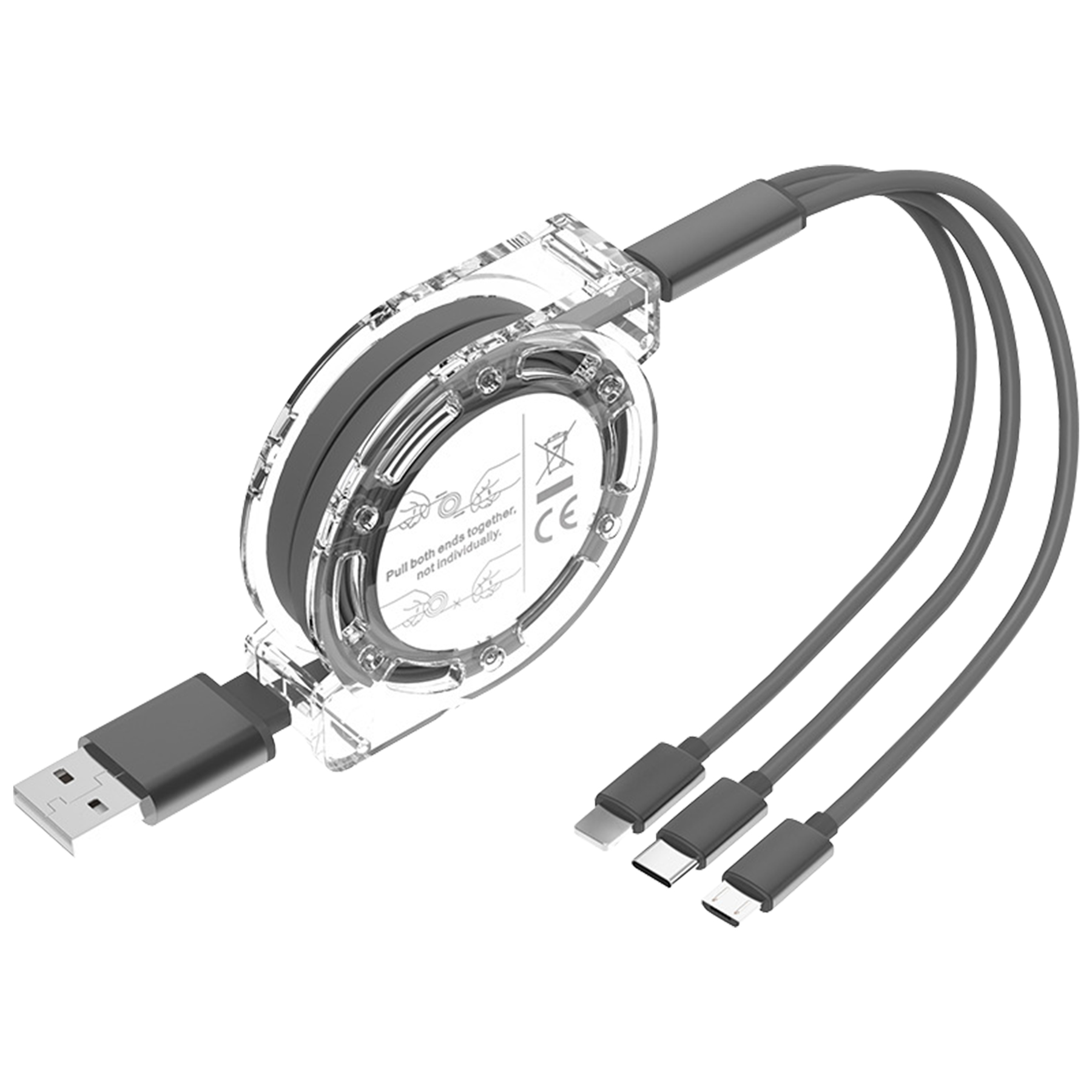 3-in-1 Multi Device Charger and USB Charging Cable 2