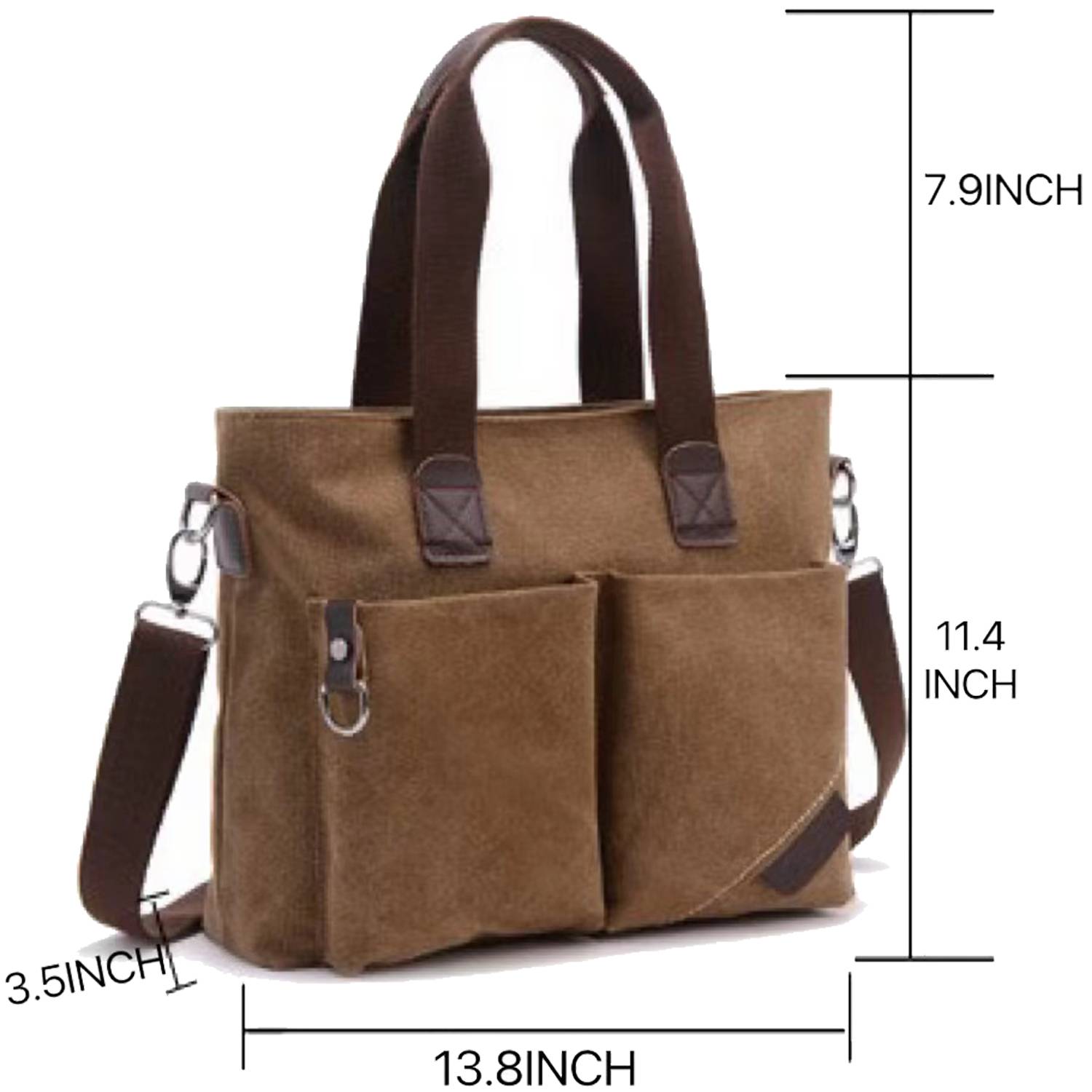 Women Satchel Shoulder Handbags with Multiple Pockets 5