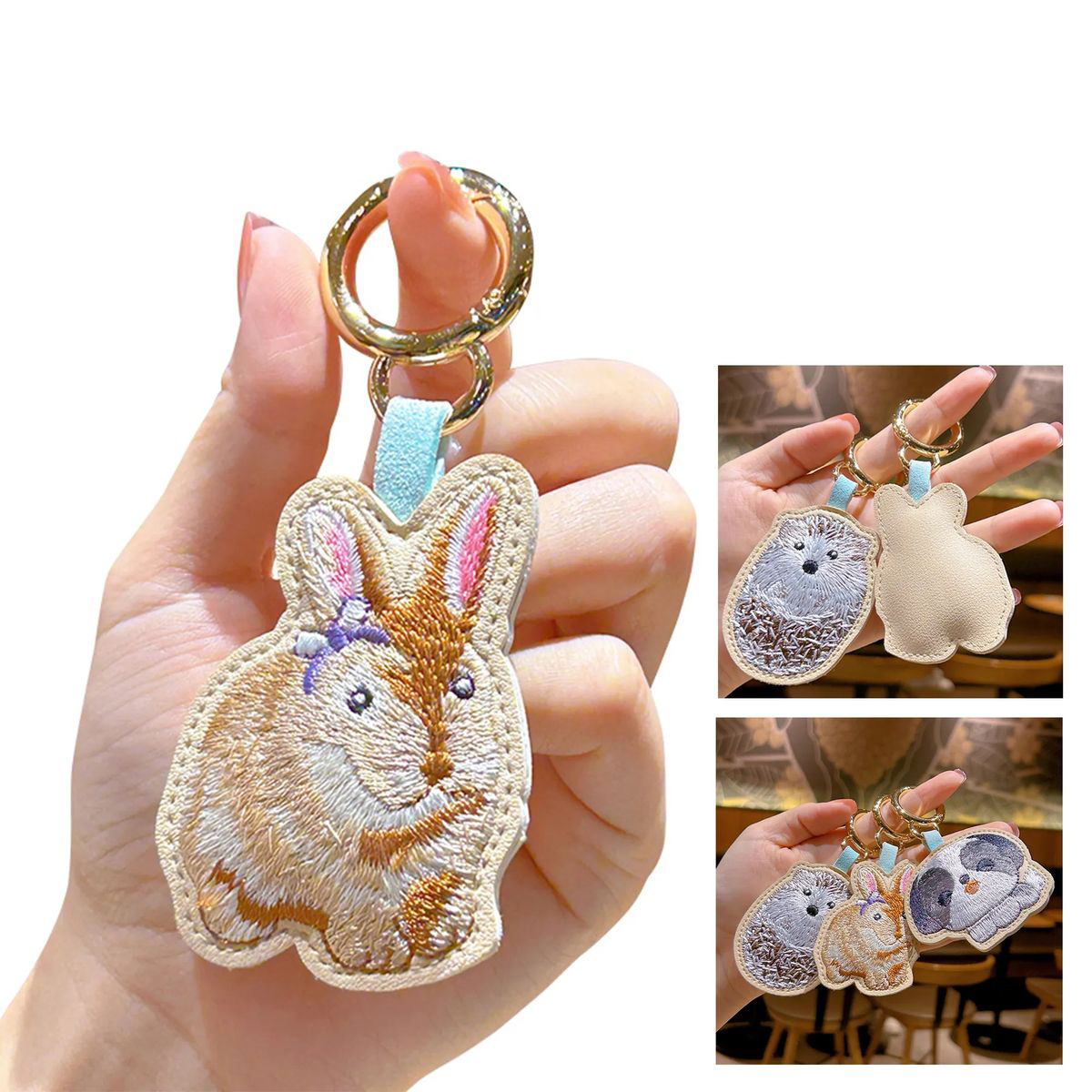 PU Leather Everyday Carry Keychain 3