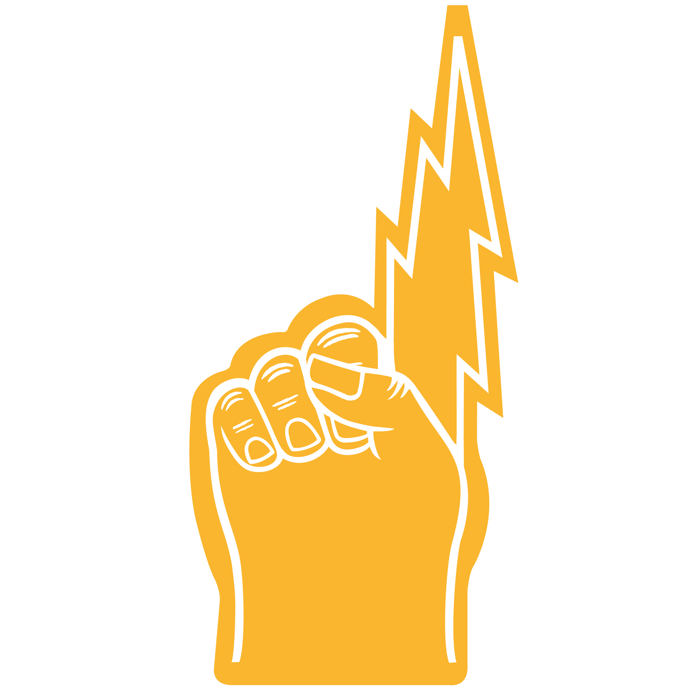 18" Lightning Bolt Hand 32