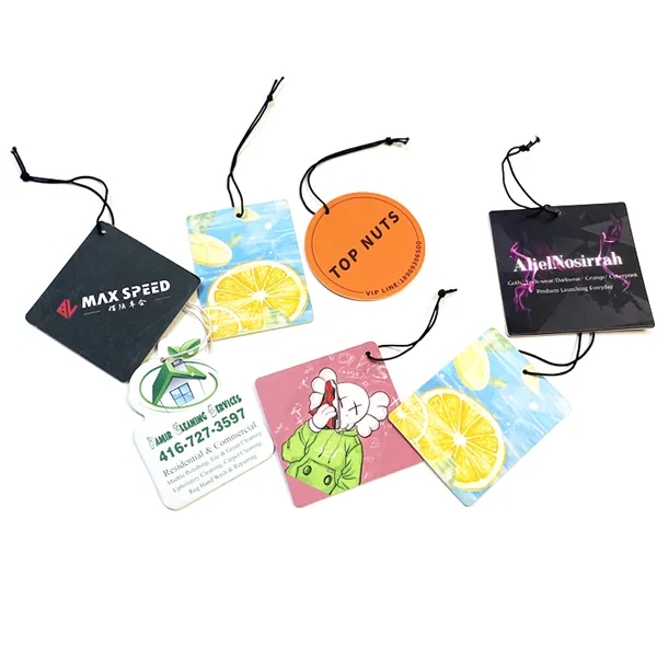 Custom Car Paper Air Fresheners 4