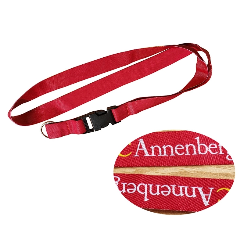 Custom Double Sided Woven Lanyard 2