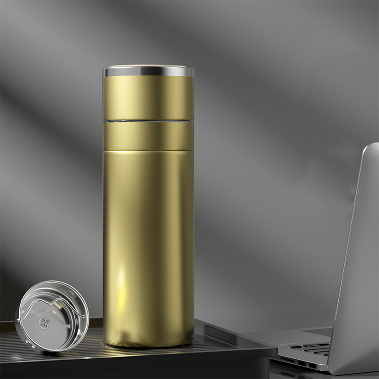 One-Click Fast Opening Stainless Steel Bottle 5