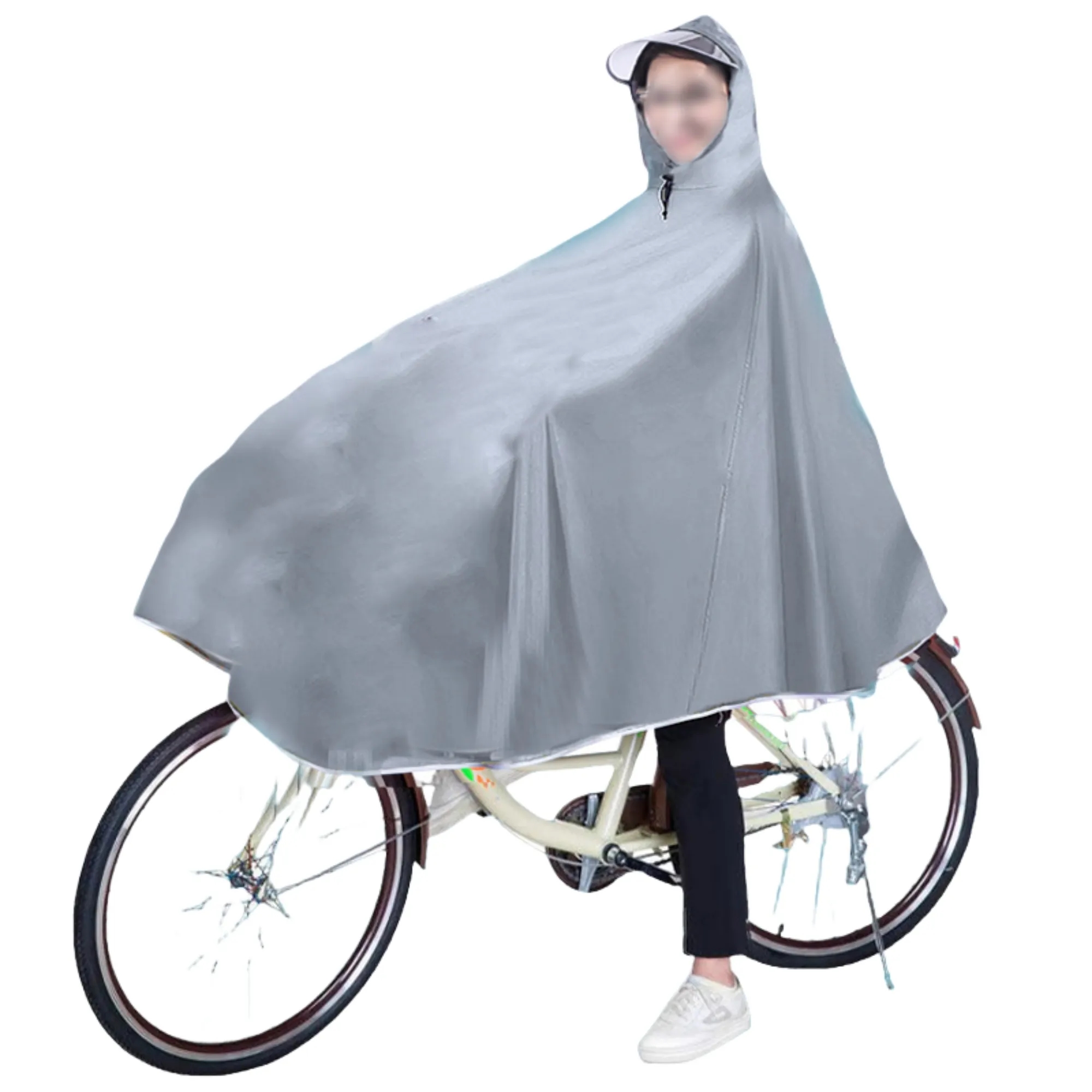 Thickened Raincoat Cycling Against Heavy Rain 17