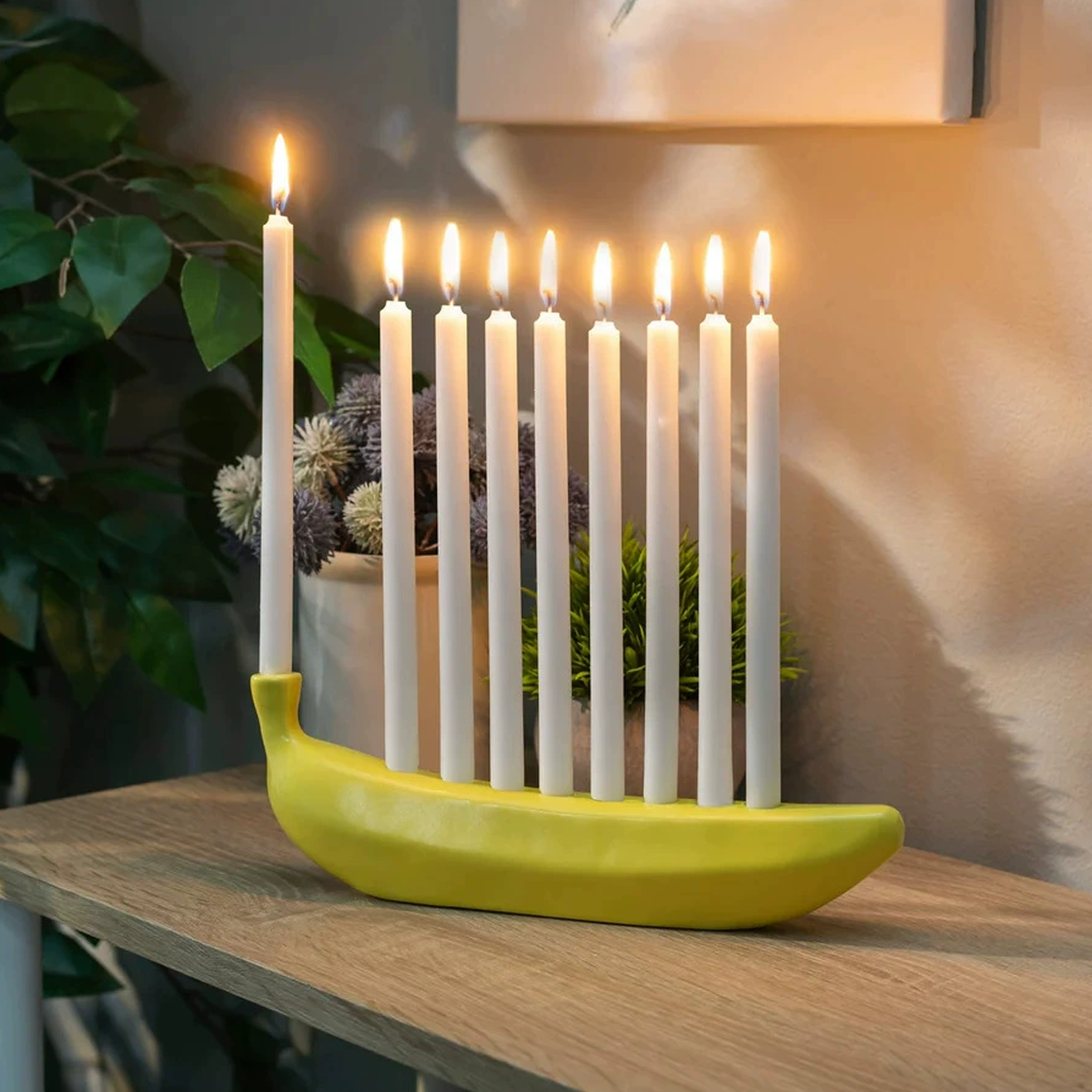 Creative and Fun Portable Banana themed Candlestick 6