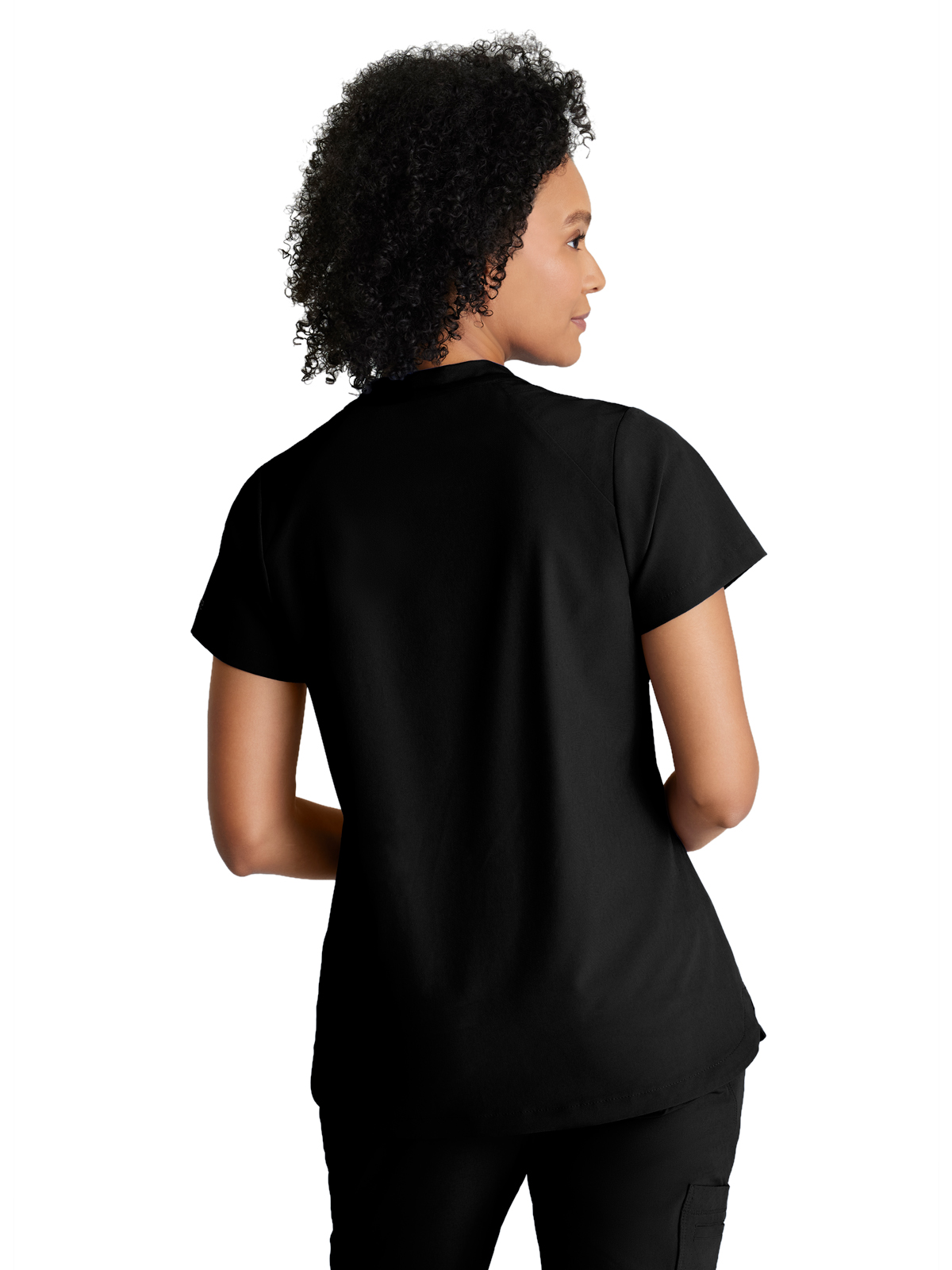 Barco One - Women's Two-Pocket Banded Zip-Collar Flux Scrub Top 18