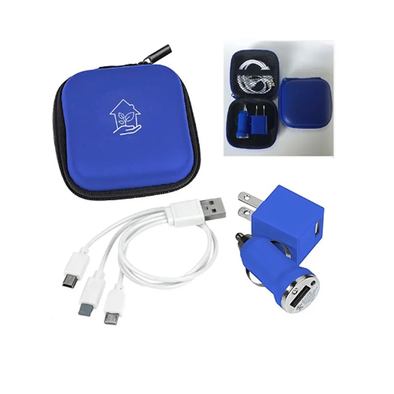 Car Charging Head 3-In-1 Data Cable 2