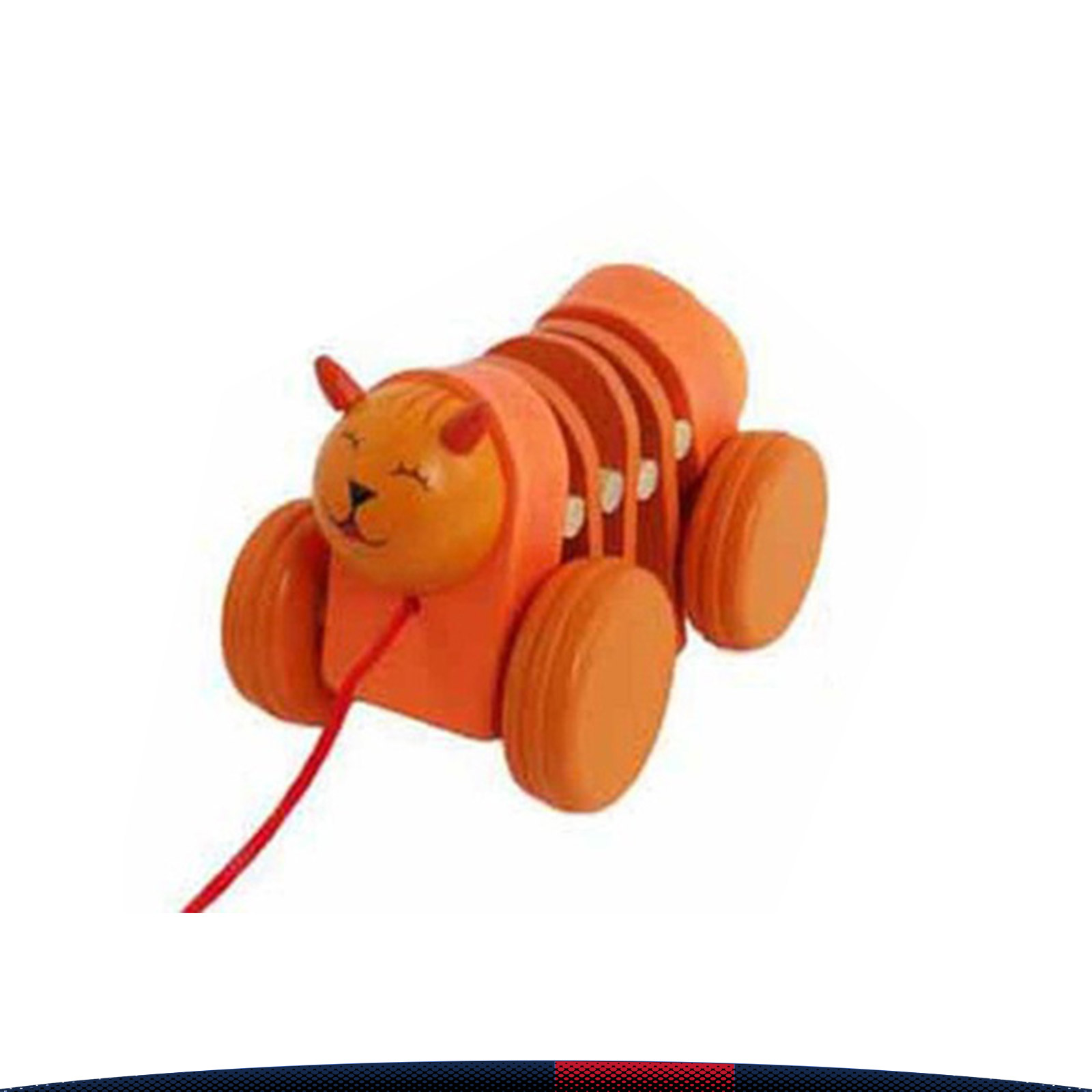 Velori Wooden Pull Along Toy Car 3
